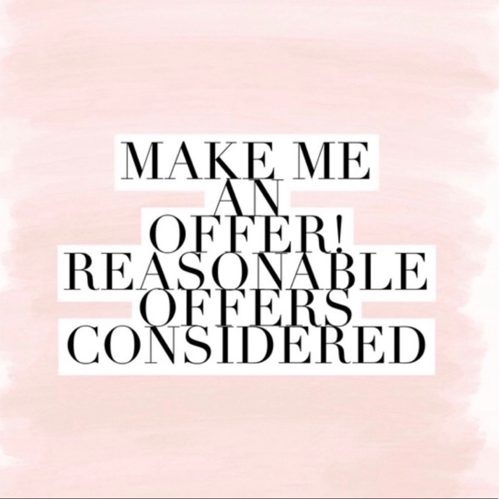 Feel free to make me an offer!